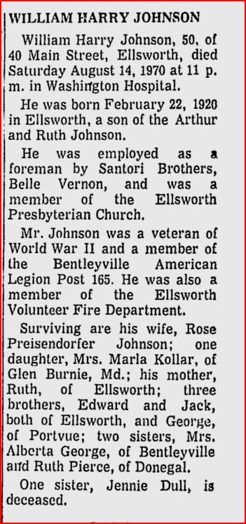 William Harry Johnson